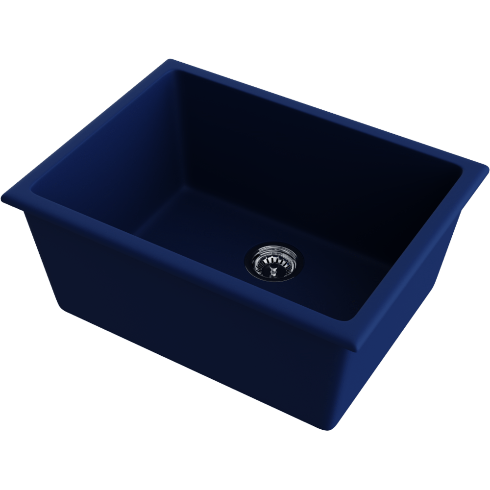 Omoikiri Okinoshima 61-U/I-IB Matt Natceramic/indigo blue