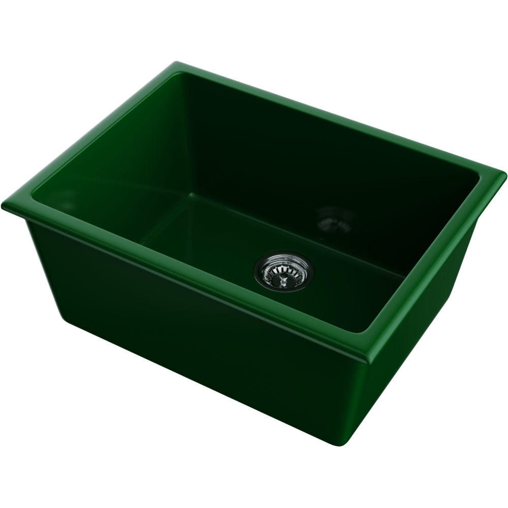 Omoikiri Okinoshima 61-U/I-RG Glossy Natceramic/royal green глянцевый