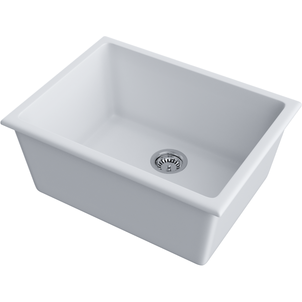 Omoikiri Okinoshima 61-U/I-WH Natceramic/белый