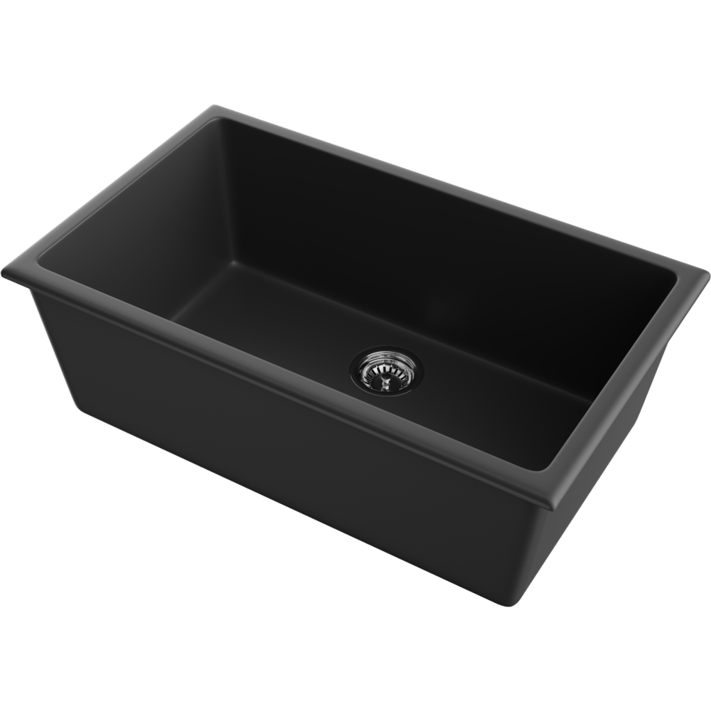 Omoikiri Okinoshima 76-U/I-BL Natceramic/черный