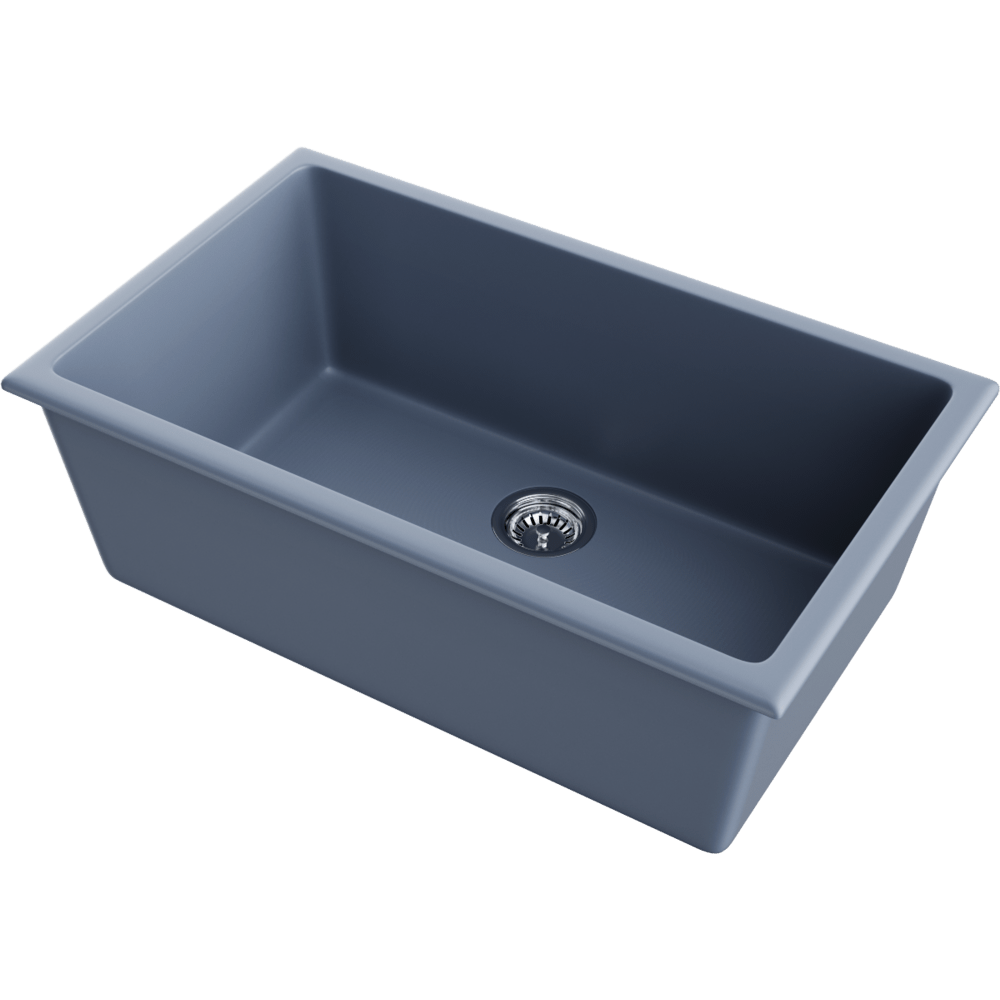 Omoikiri Okinoshima 76-U/I-SB Natceramic/smoky blue