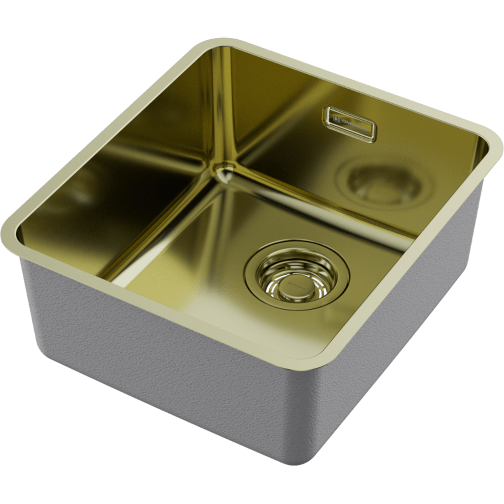 Omoikiri Omi 37-U/I Ultra-LG нерж. сталь/светлое золото