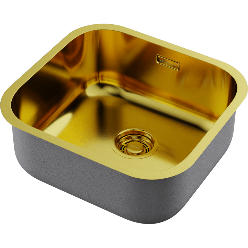 Omoikiri Omi 44-U/I-AB нерж. сталь/латунь