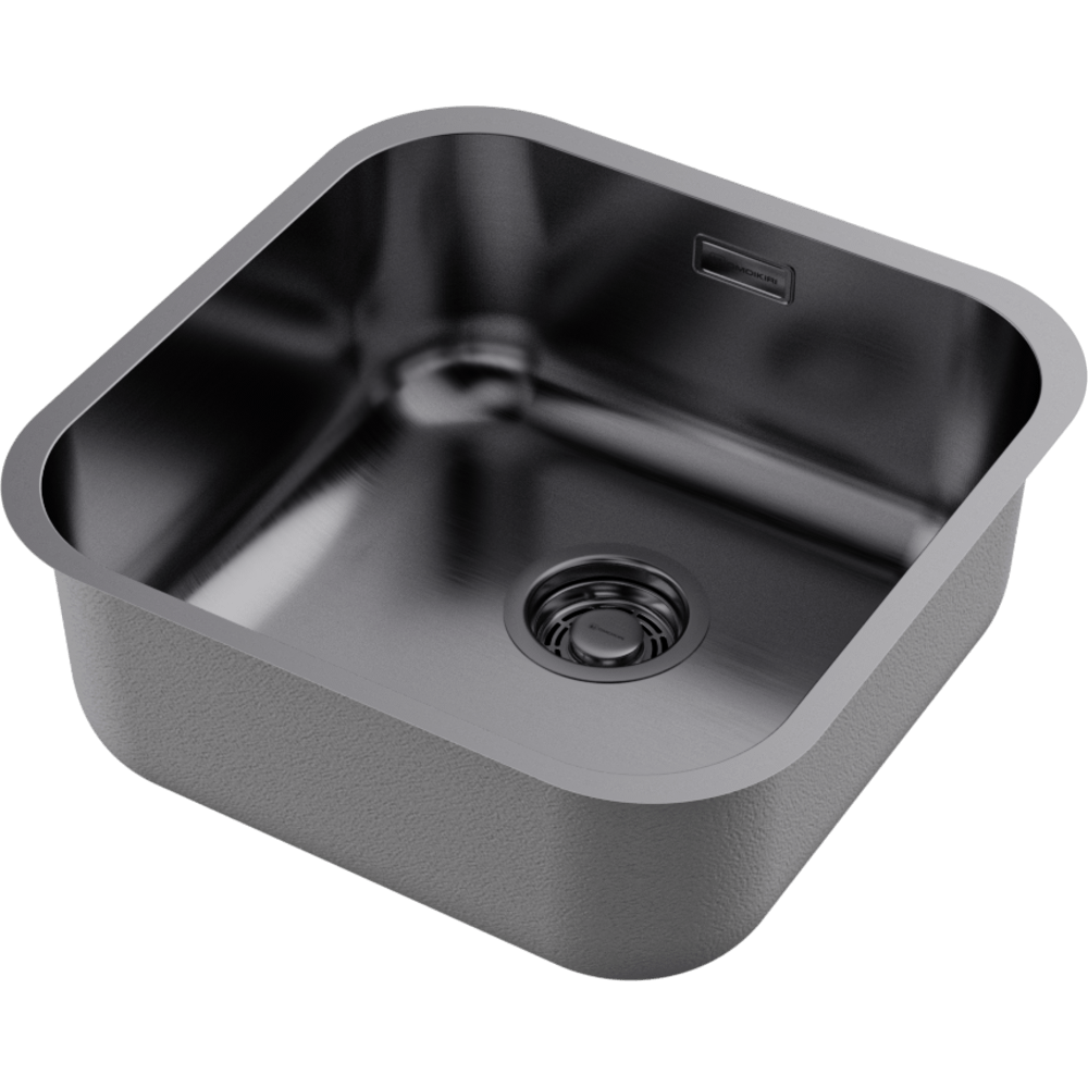 Omoikiri Omi 44-U/I-GM нерж. сталь/вороненая сталь