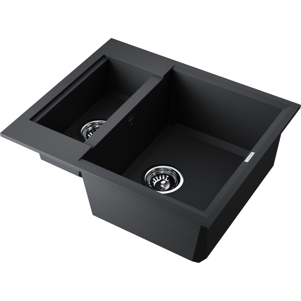 Omoikiri Sakaime 60-2-BL Tetogranit/черный