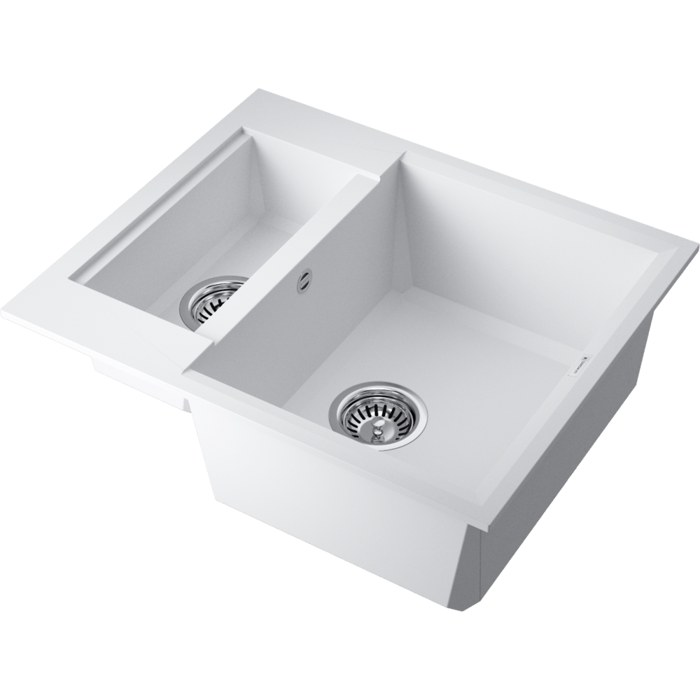 Omoikiri Sakaime 60-2-WH Tetogranit/белый