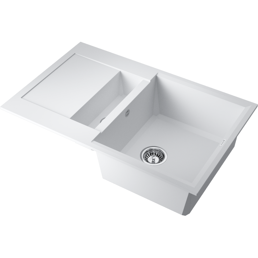 Omoikiri Sakaime 78-2-WH Tetogranit/белый