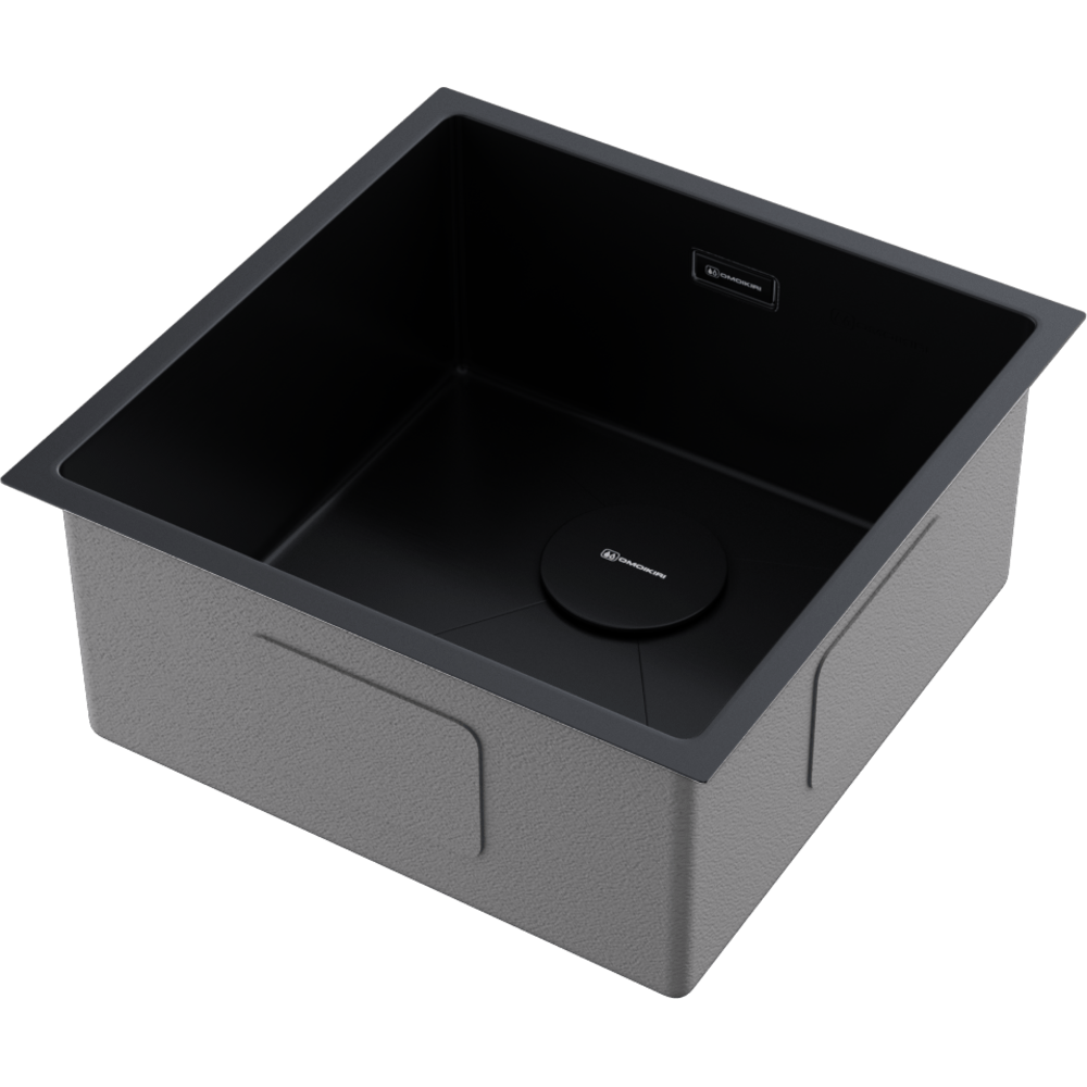 Omoikiri Taki 44-U/IF-GB нерж. сталь/графит