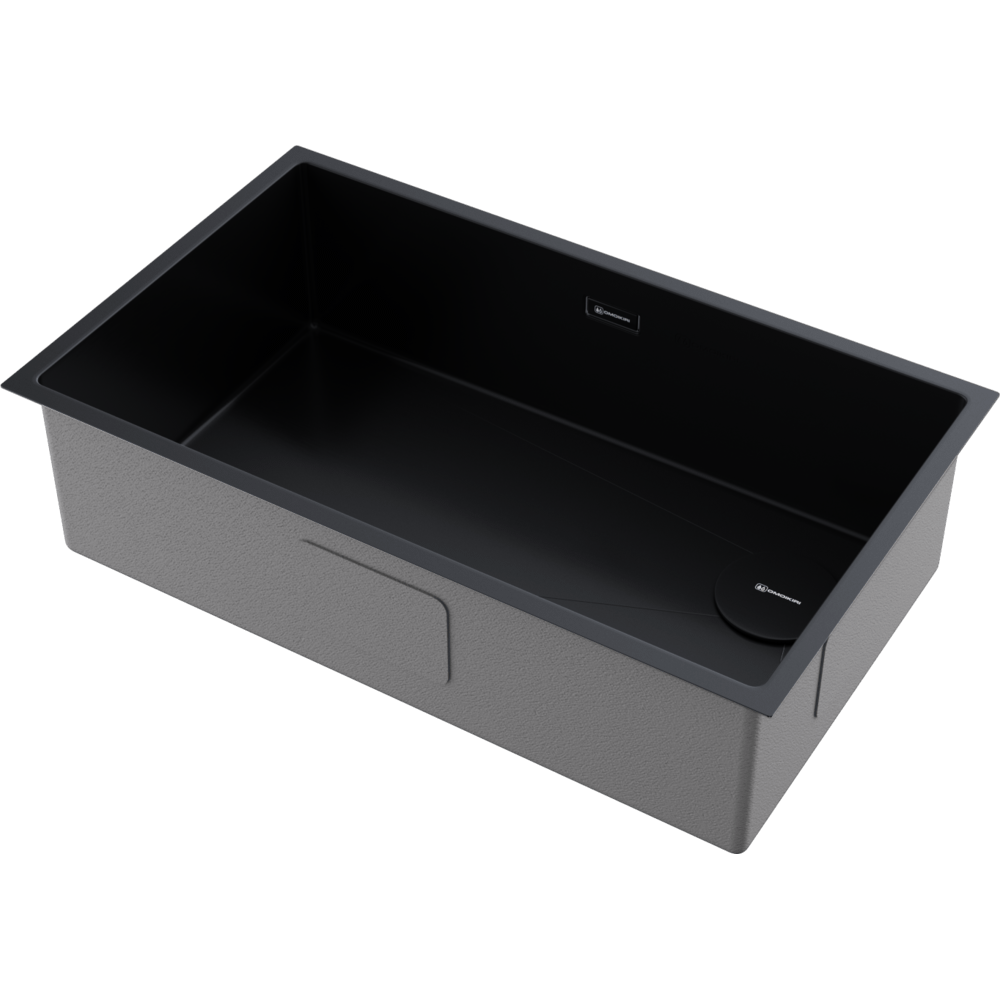 Omoikiri Taki 74-U/IF Side-GB нерж. сталь/графит