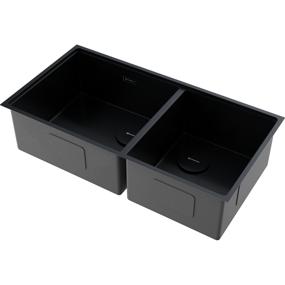 Omoikiri Taki 85-2-LB-U/IF Side-GB нерж. сталь/графит